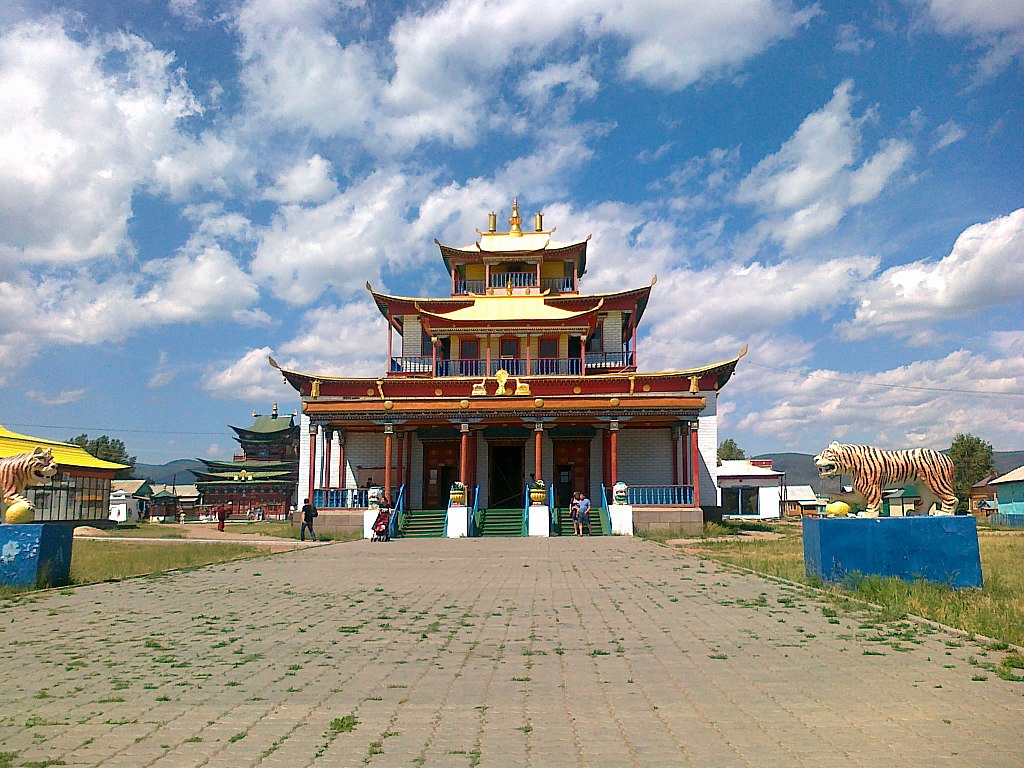 Tsogchen Dugan. The Main Cathedral Church Of The Ivolginsky Datsan